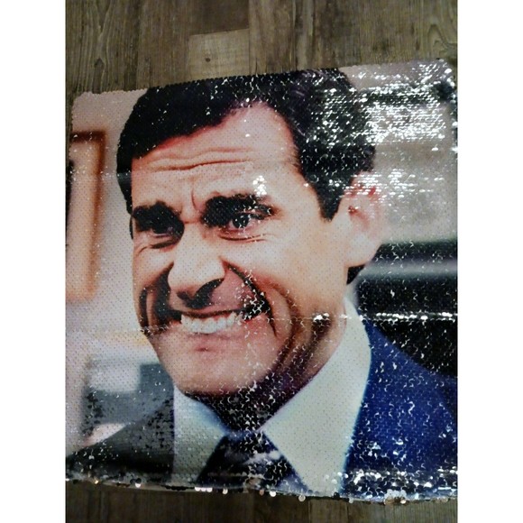 The Office Michael Scott Sequin Pillow Case - Picture 2 of 7